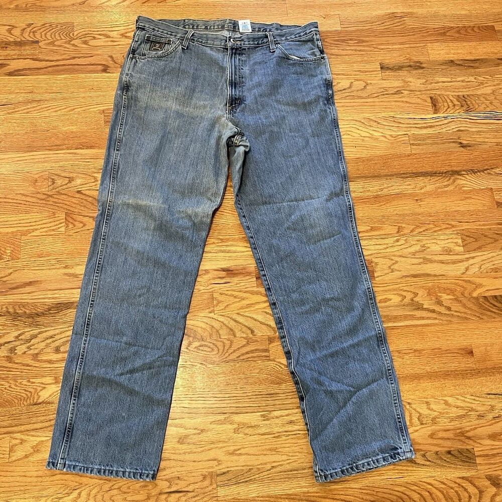 Cinch M4 Jeans Mens 40x36 Blue Relaxed Fit Straight Leg Med Wash Denim